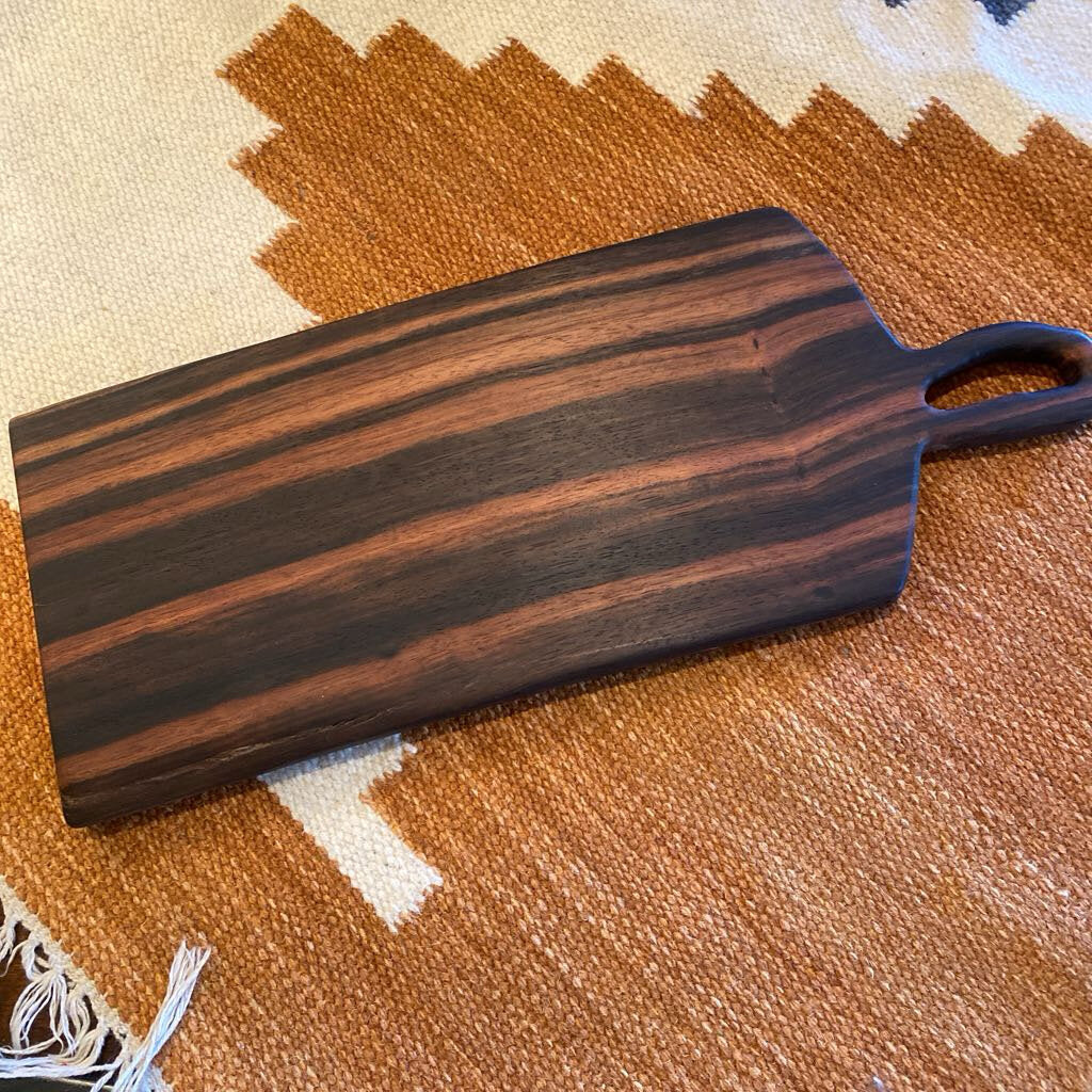 Handcrafted Macassar Eboney Charcuterie Board