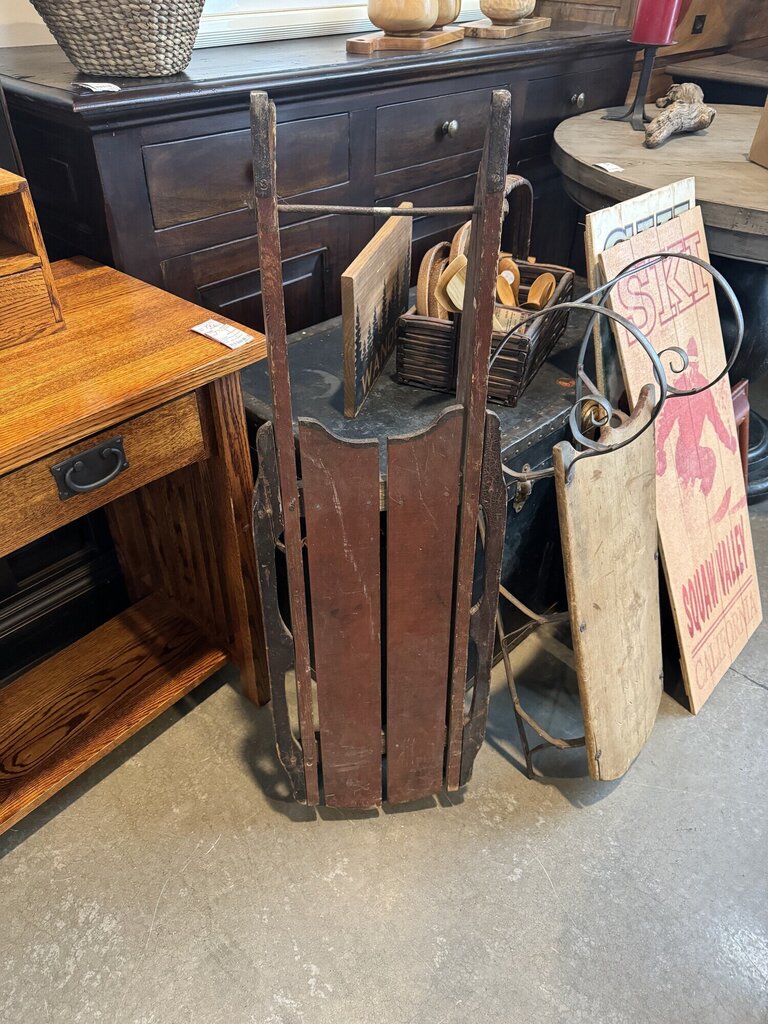 Vintage Andirondack Wood Sled