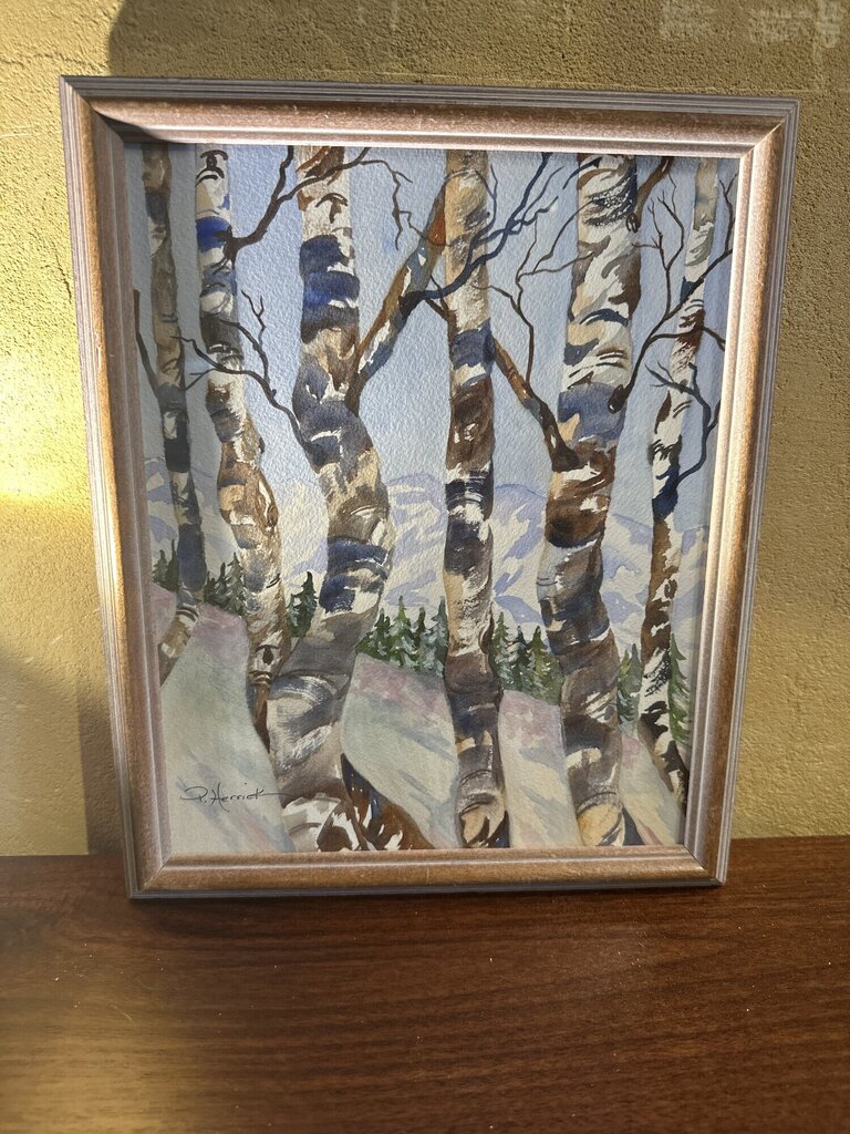 Aspens by Local Artist Peggy Herrick
