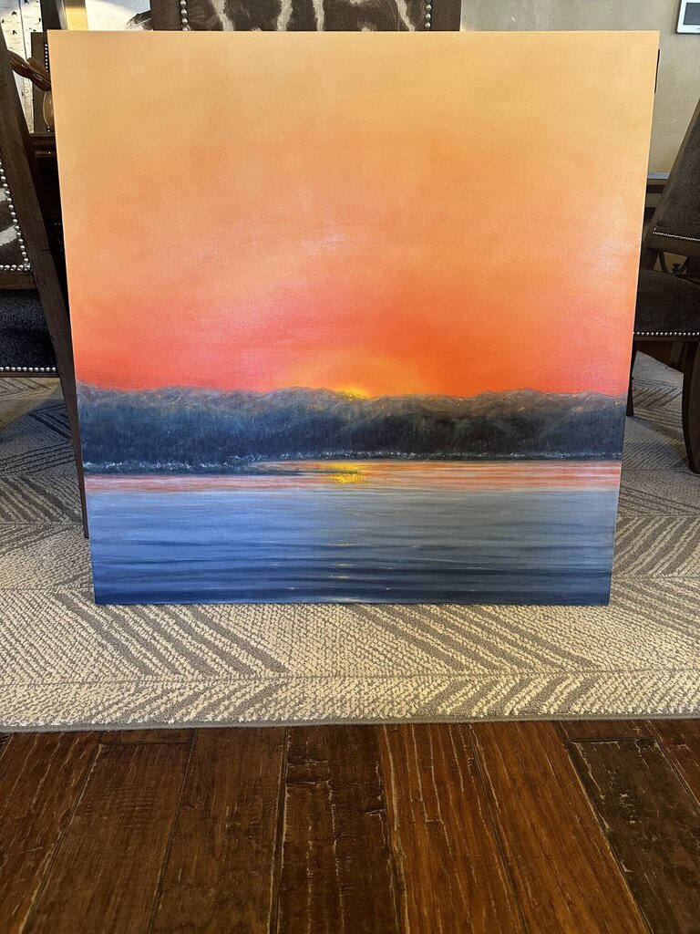 Sunrise by Local Artist Kirsten Hagen - Oil on Canvas