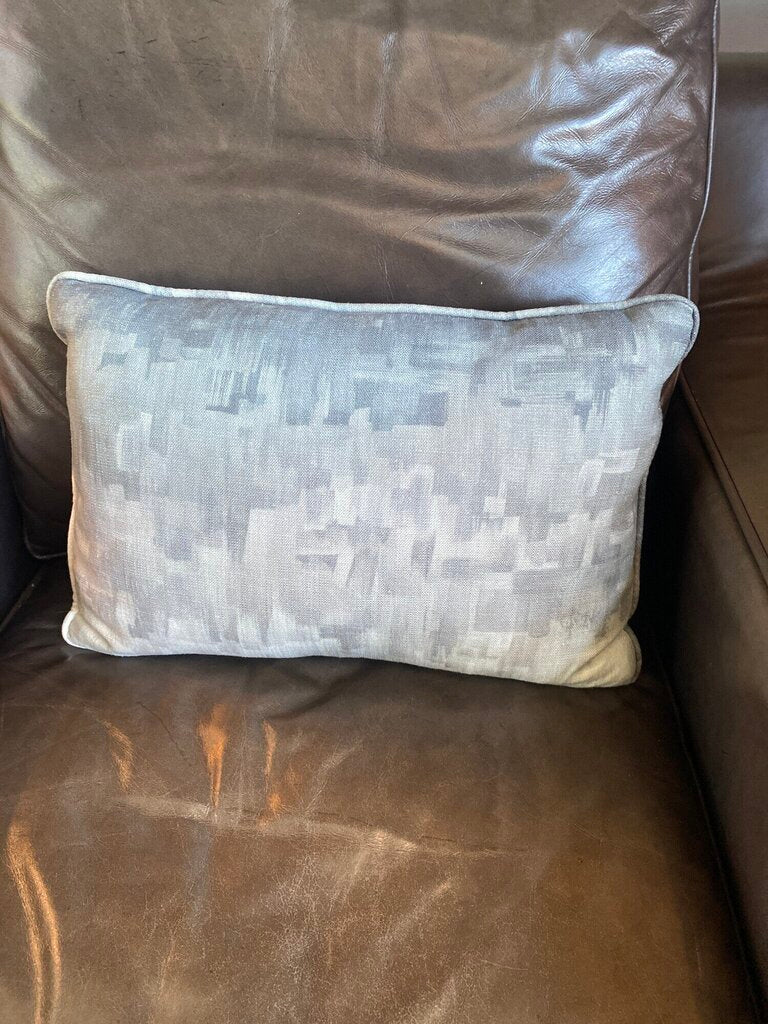 Gray Abstract Pillow