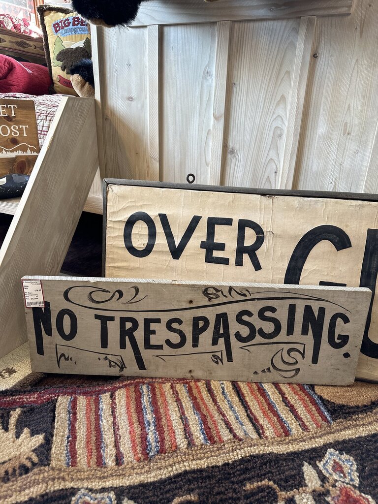 No Trespassing Sign