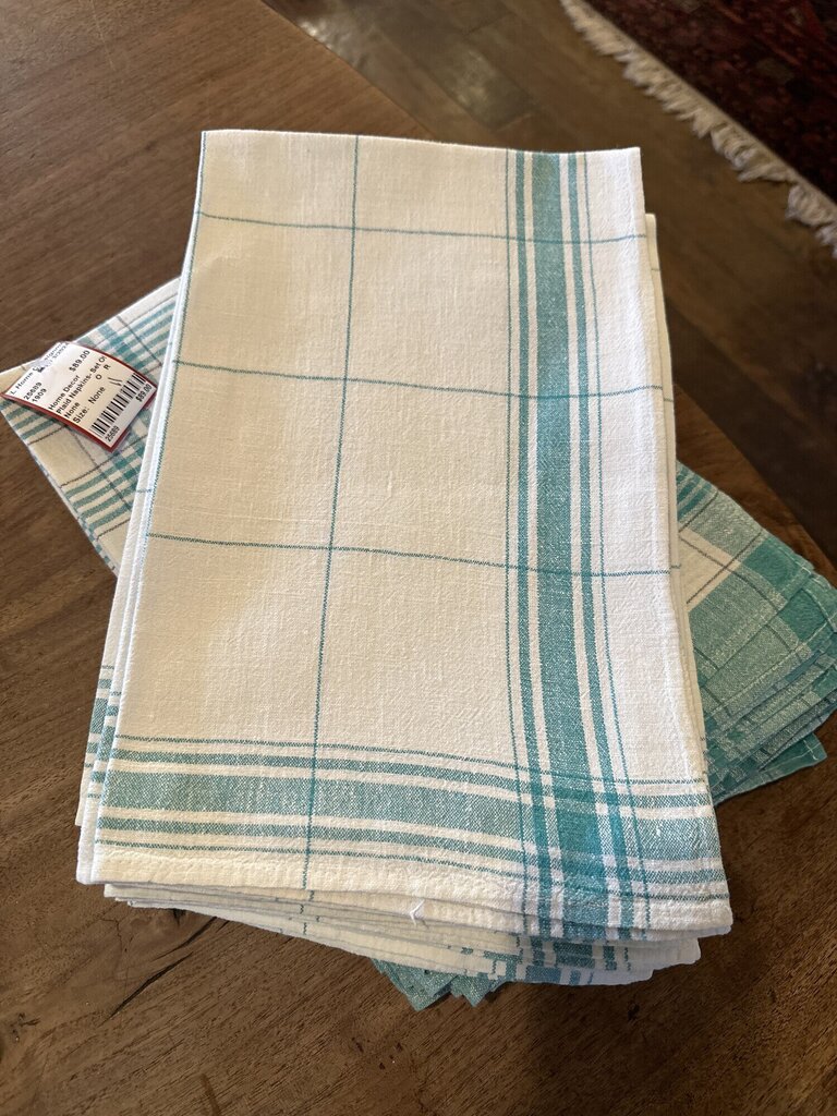 Plaid Napkins- Set Of 6