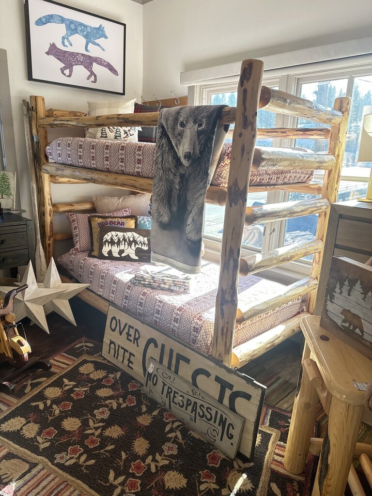 Lodge Pole Bunk Bed - Twin XL over Twin XL