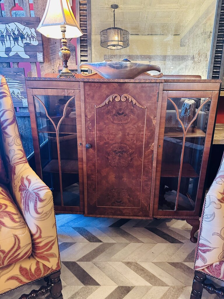 Art Deco Mahogany Secretary Cabinet - c1930