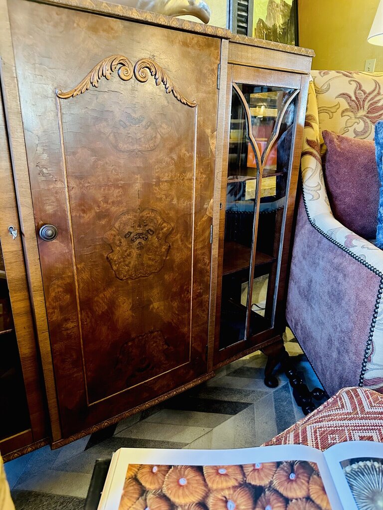 Art Deco Mahogany Secretary Cabinet - c1930
