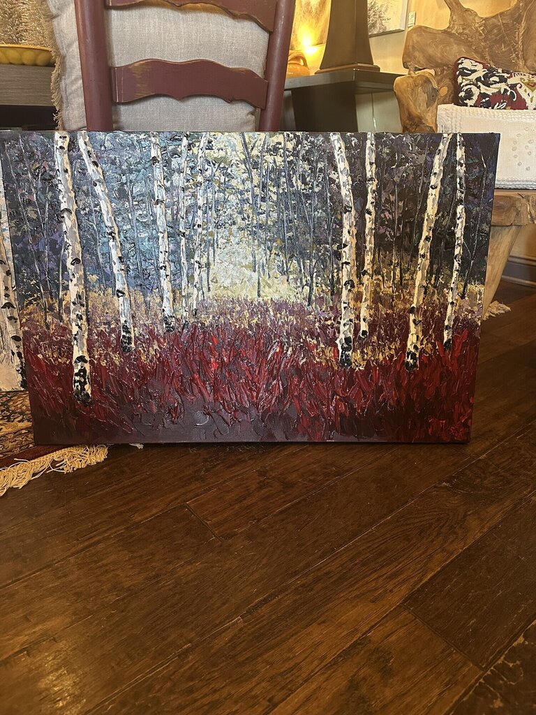 Crimson Wood by Local Artist Sandie Davis