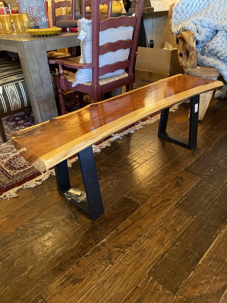 Custom Redwood Bench