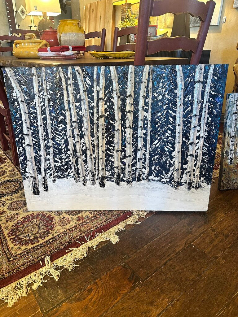 Evening Aspens by Local Artist Sandie Davis