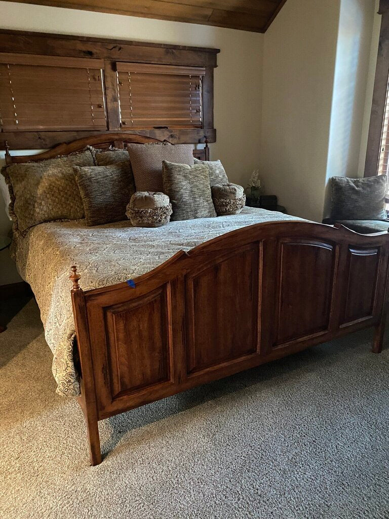 Wood Cal King Bed
