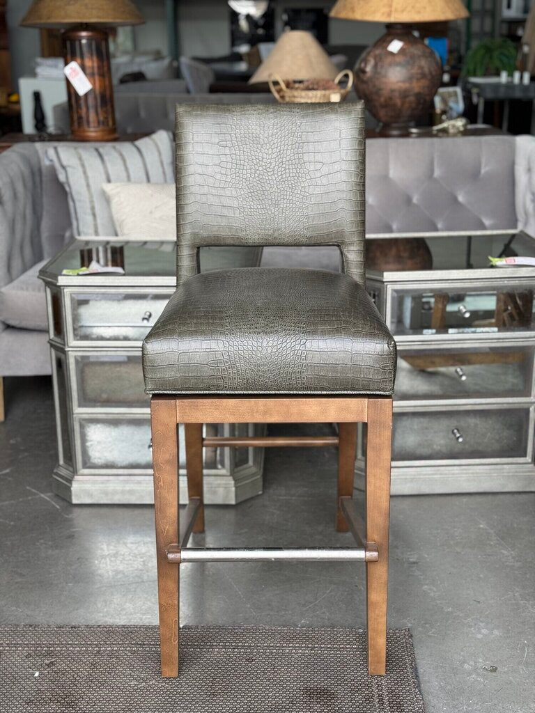 Essex Leather Bar Stool - Set of 2