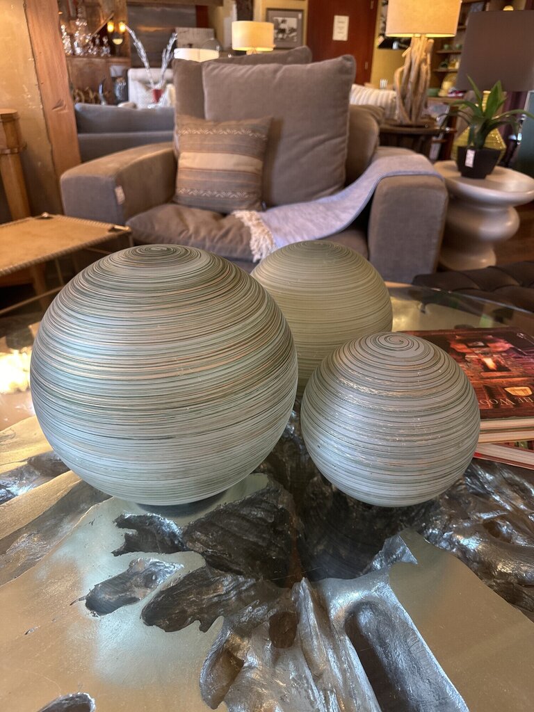 Surya Rondure Globes - Set Of 3