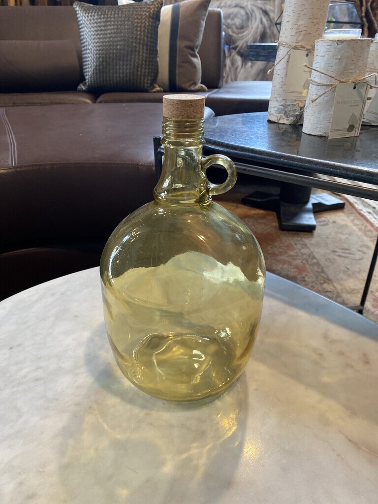 Yellow Glass Vase