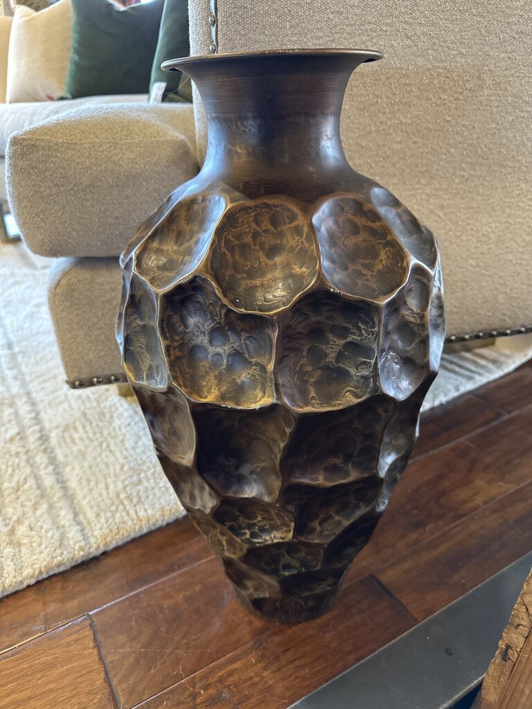 Large Metal Vase