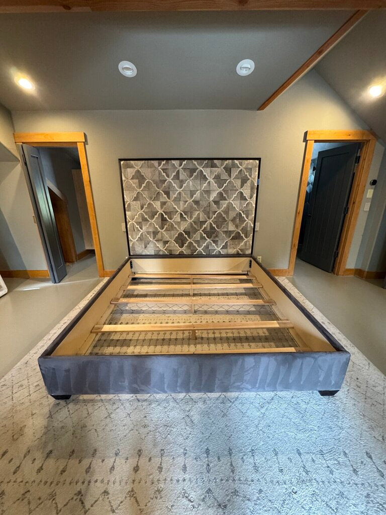 Custom Hide King Bed