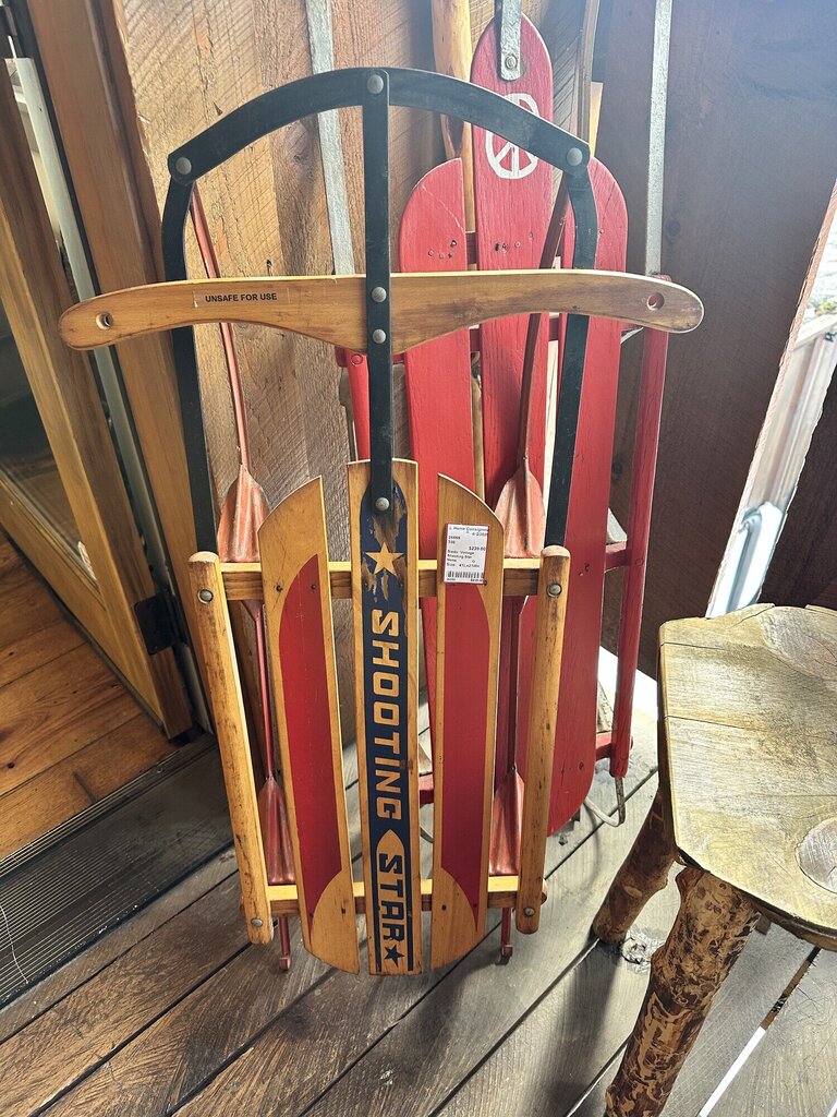 Shooting Star Vintage Sled