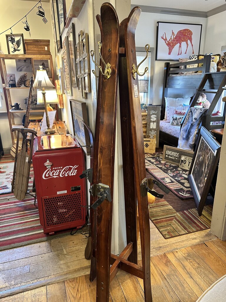 Vintage Ski Coat Rack