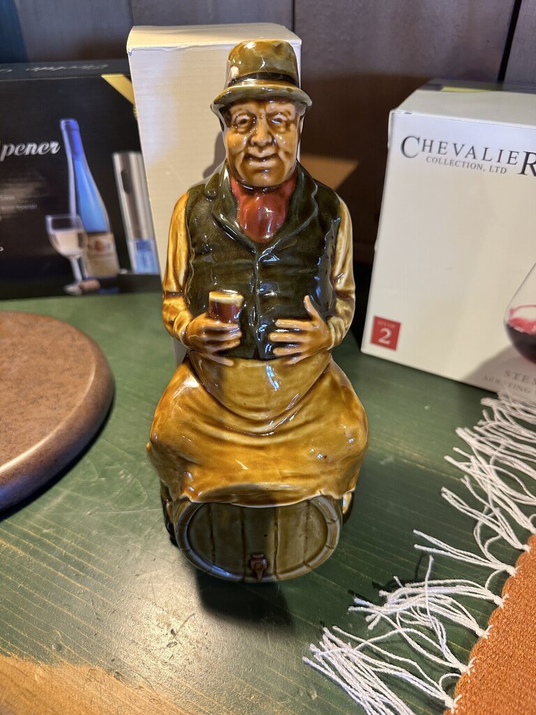 Royal Doulton Kingsware Figural Bacchus Flask