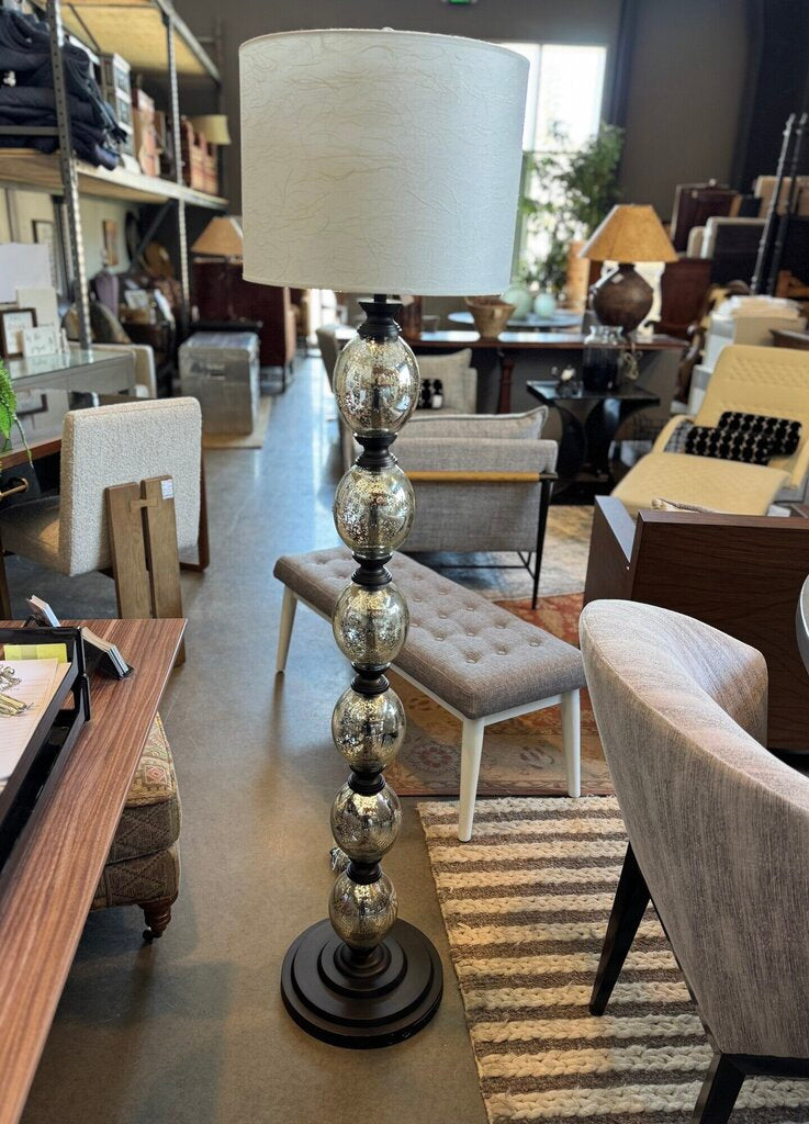 Pottery Barn Stacked Mercury Floor Lamp