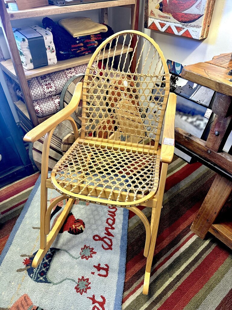 Vintage Vermont Tubbs Snowshoe Rocking Chair