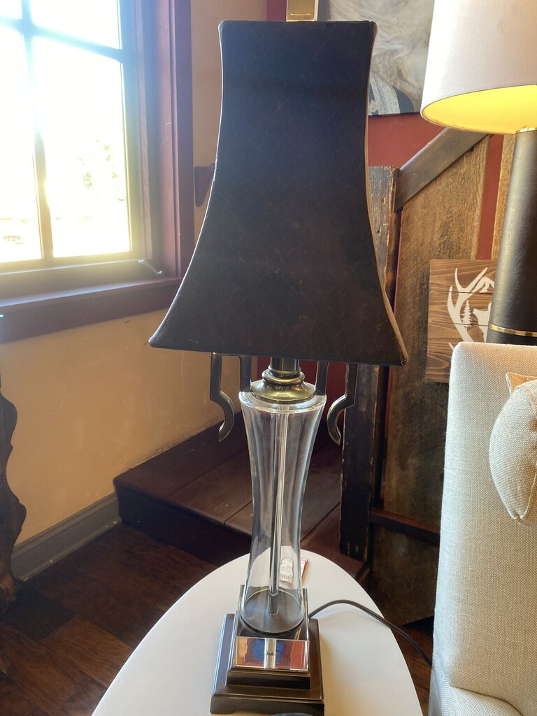 Glass Base Lamp