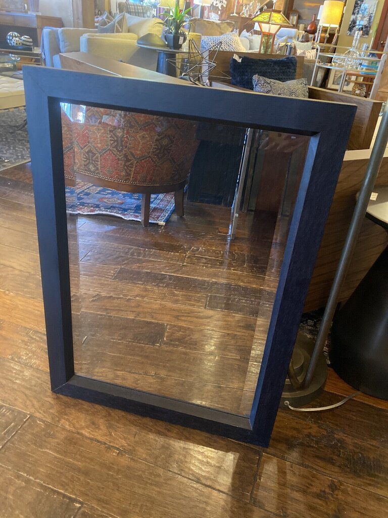 Black Wood Framed Mirror