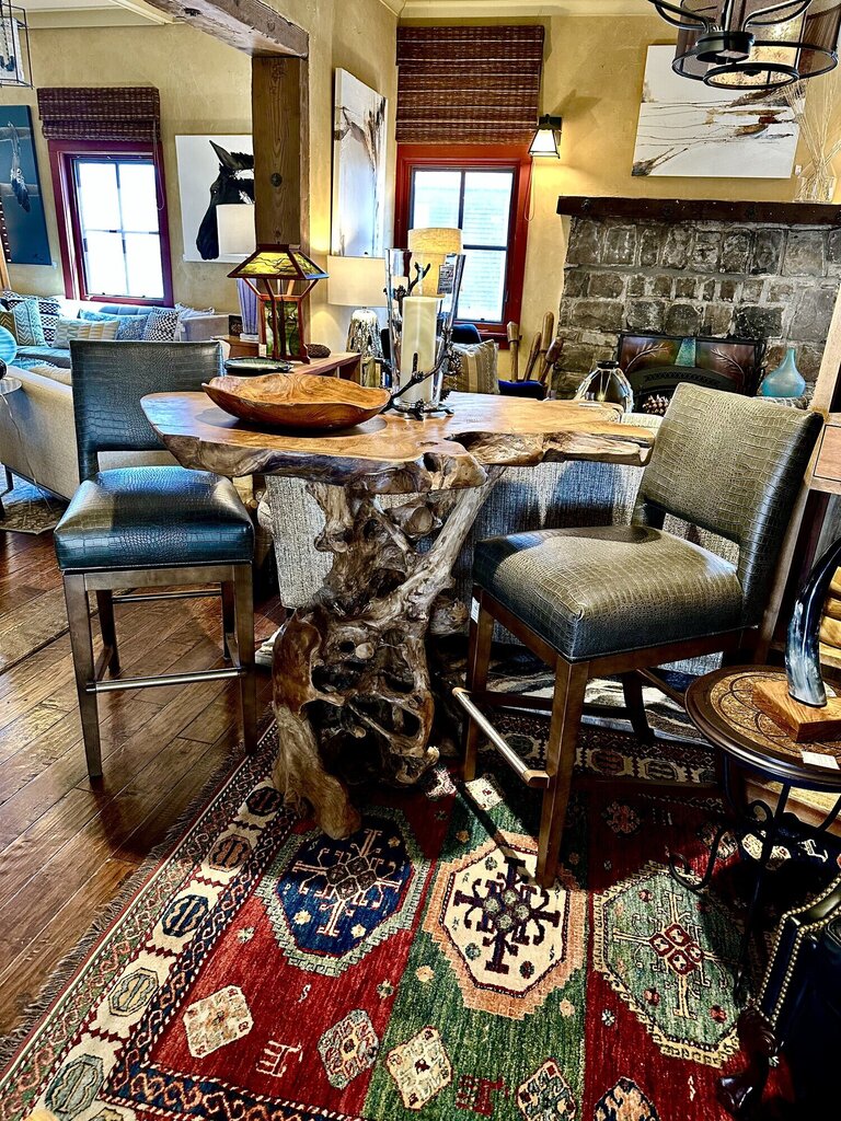 Teak Root Bar Table