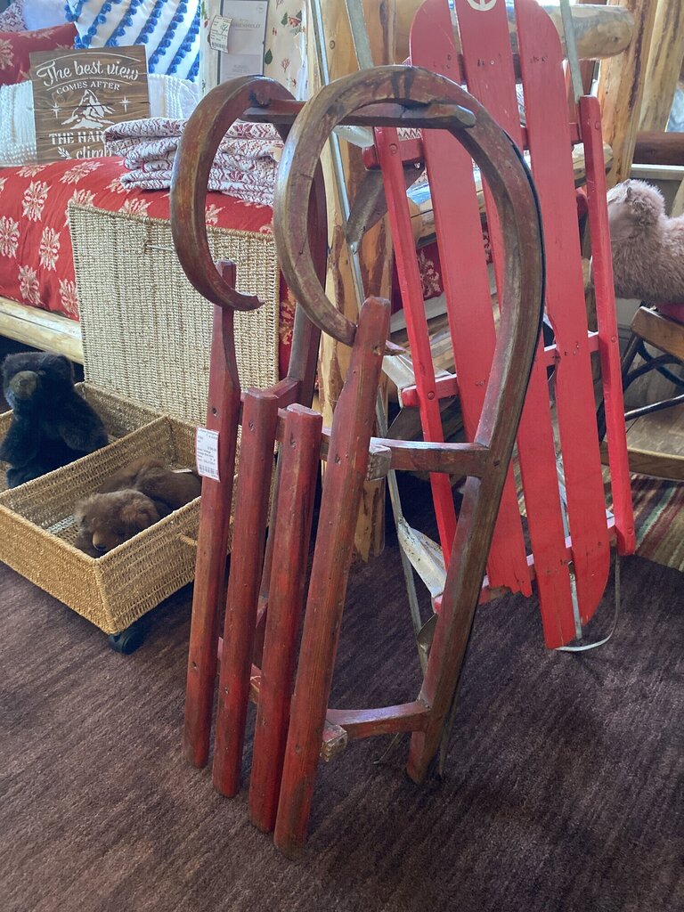 Vintage Red Sled