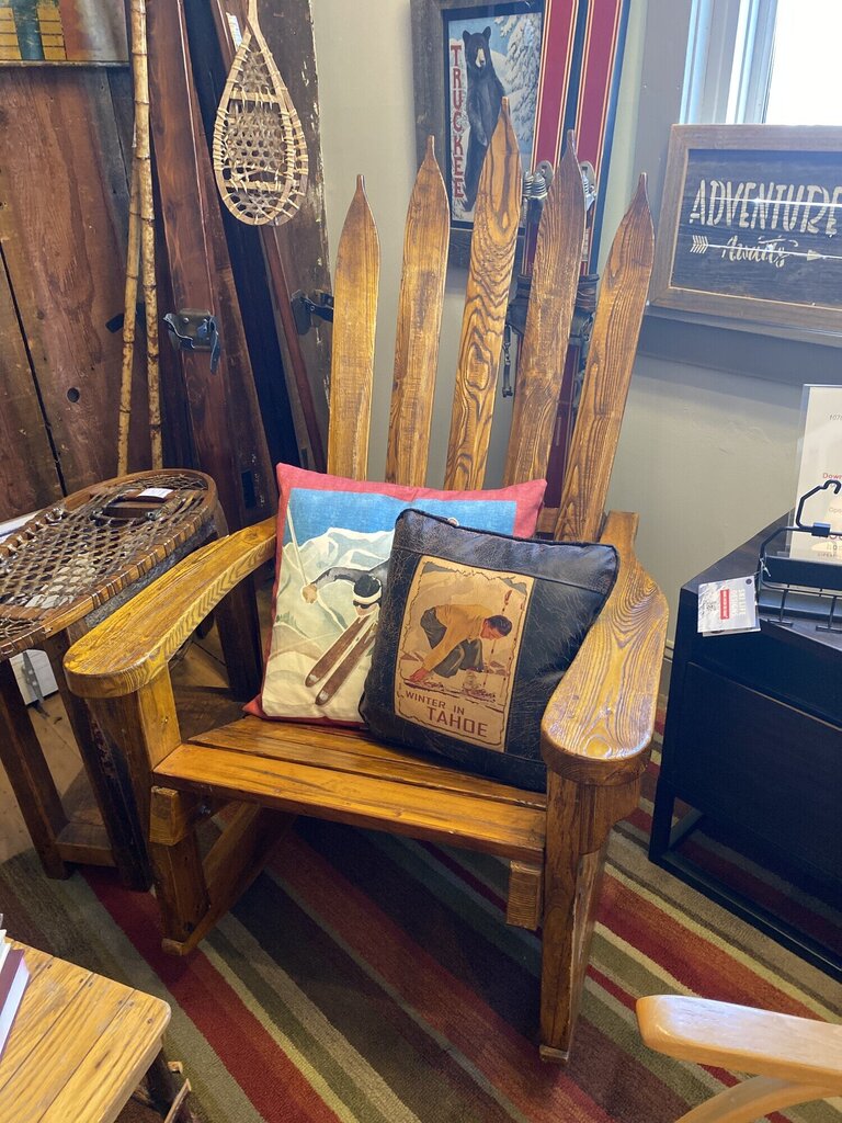 Ski Adirondack Rocking Chair