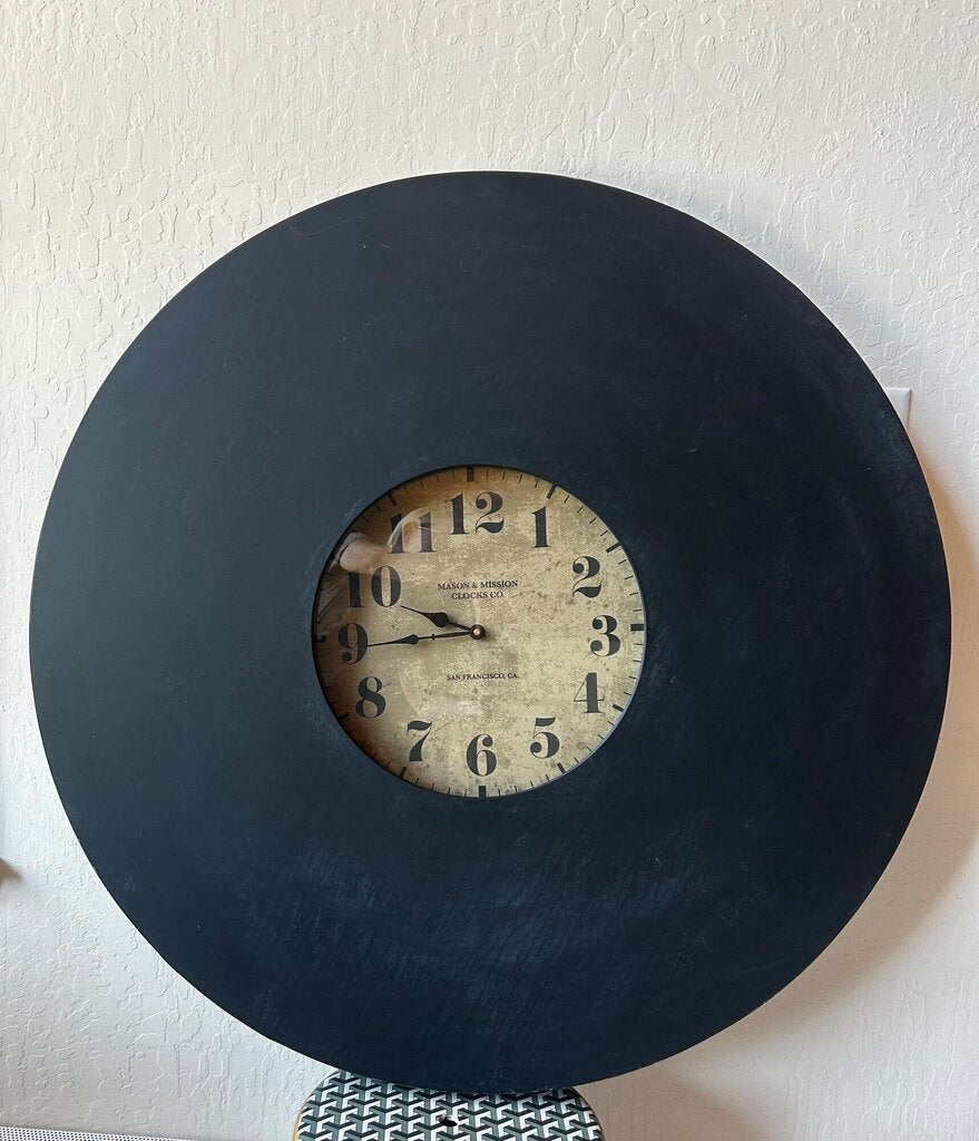 Pottery Barn Industrial Chalkboard Wall Clock