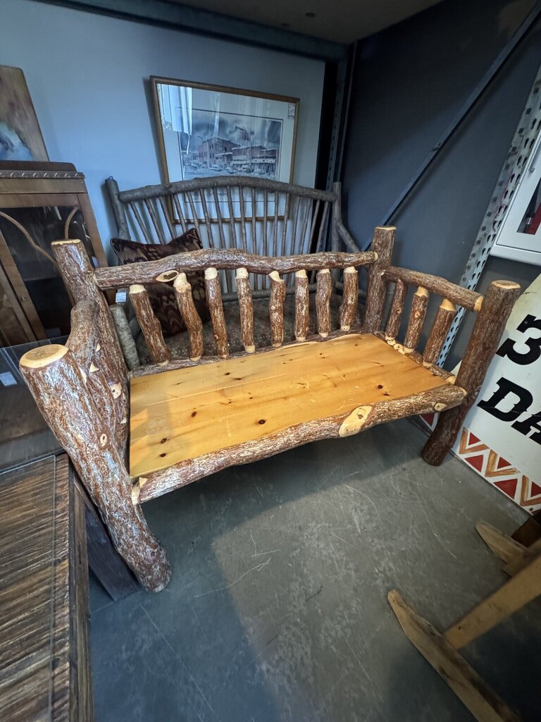 Hickory And Pine Bench