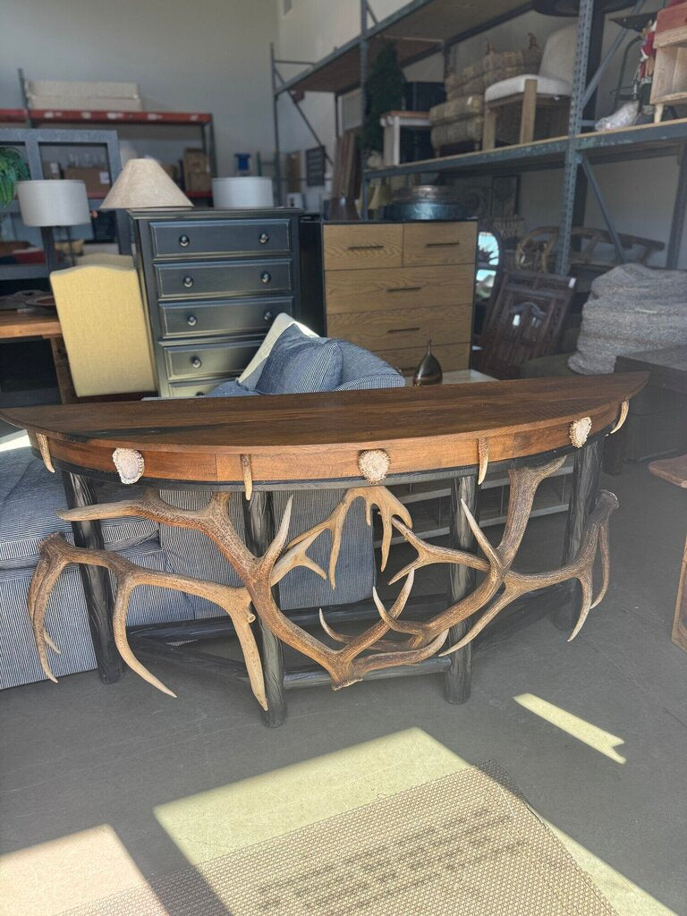 Black Forest Decor Demilune Table
