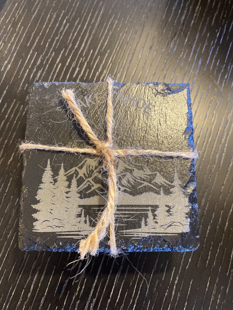 Lake Tahoe Coasters By Rustic Incline - Set Of 5