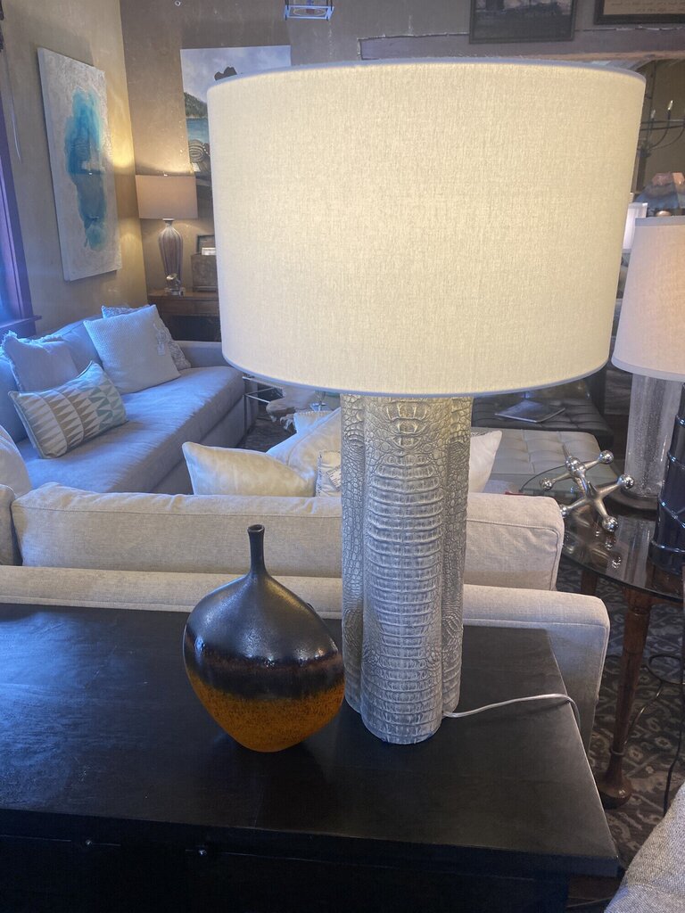 Regina Andrew Design Ramses Crocodile Print Lamp - Set Of 2
