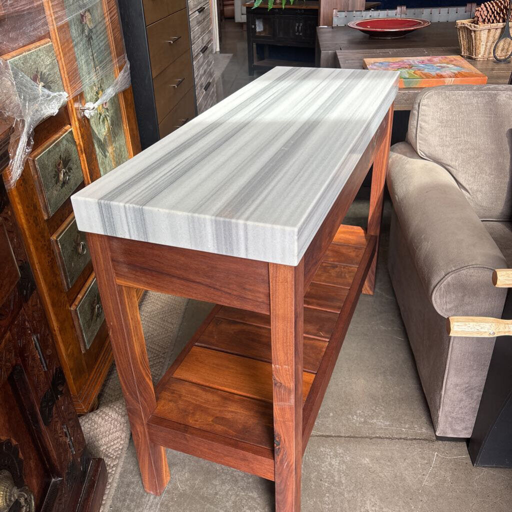 Marble Top Kitchen Island