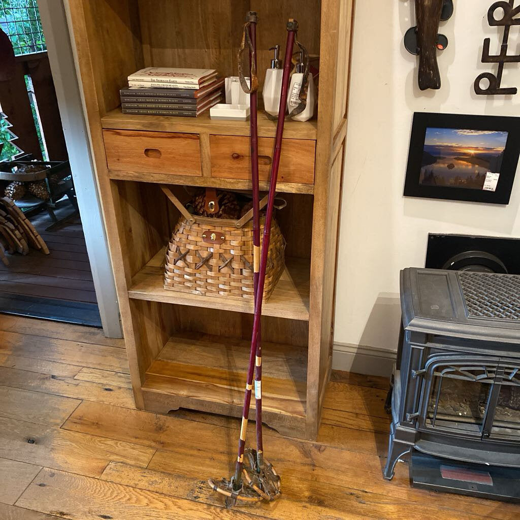 Vintage Bamboo Ski Poles