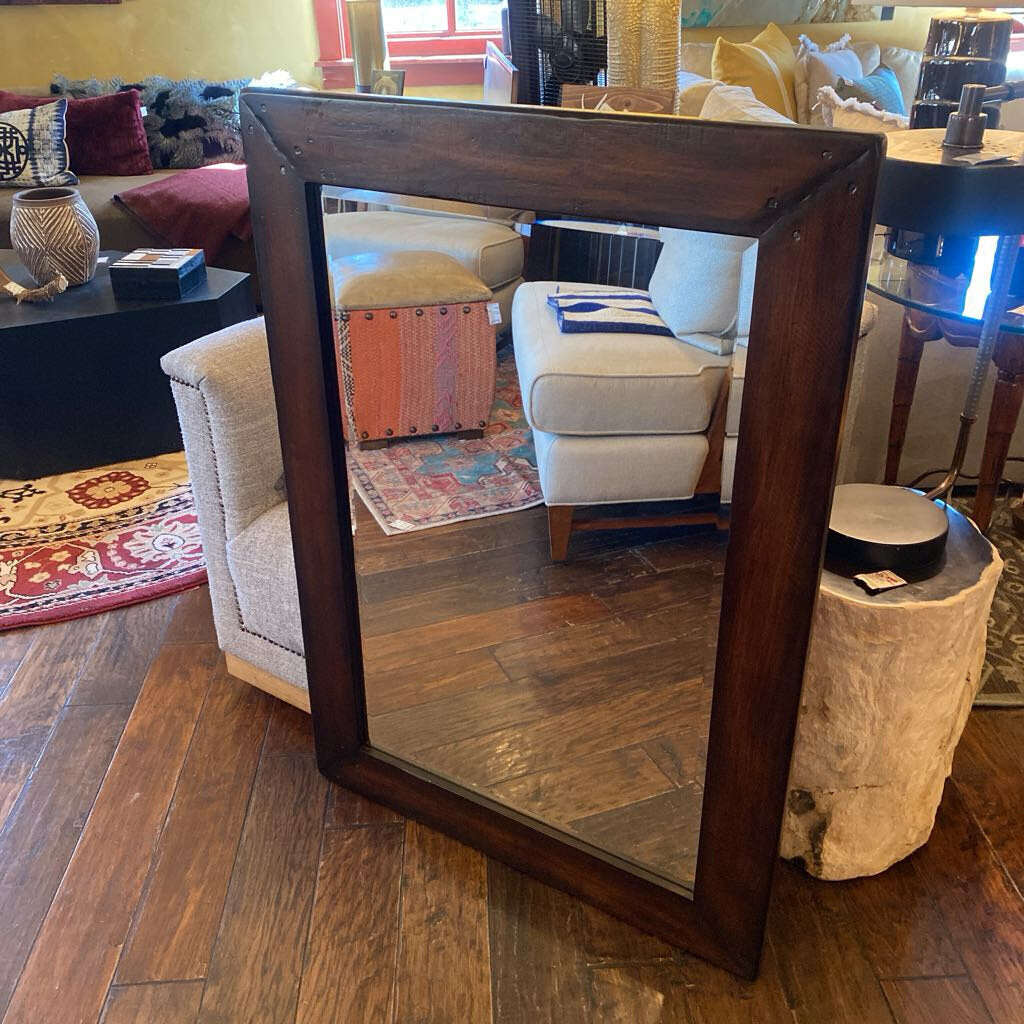 Rustic Framed Mirror