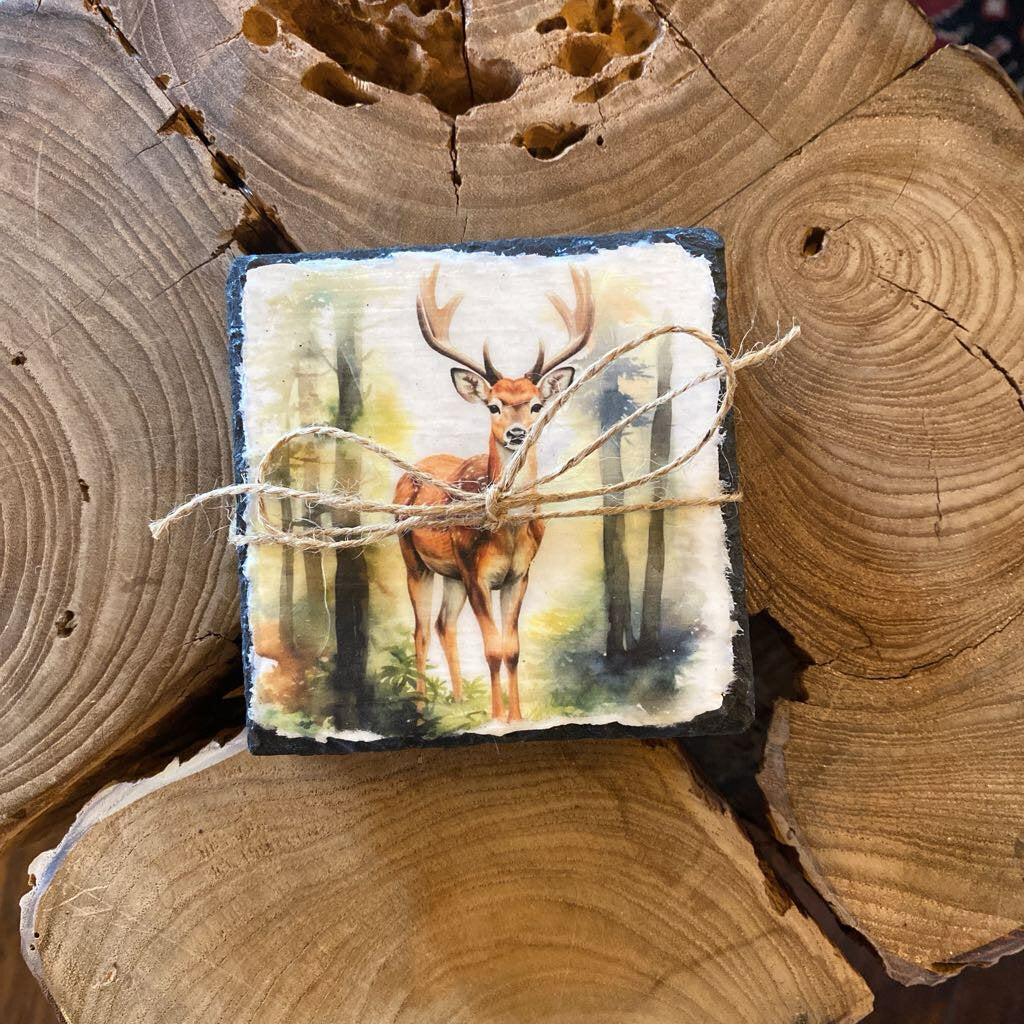 Deer Coasters - Set of 4