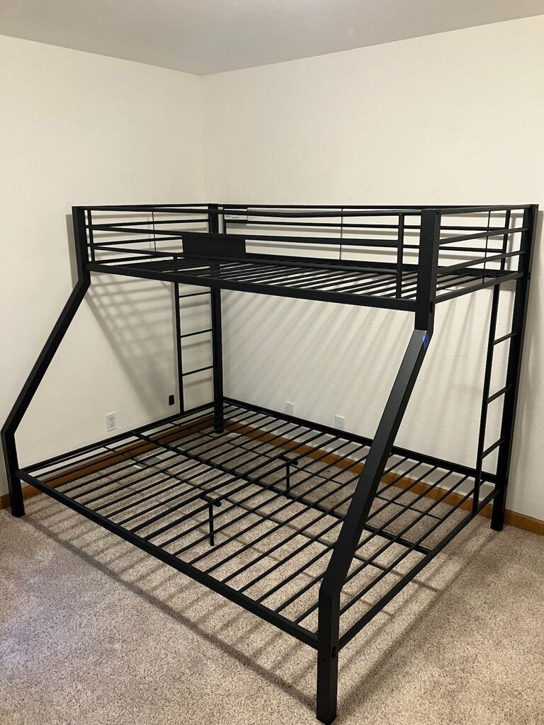 Black Metal Bunk Bed