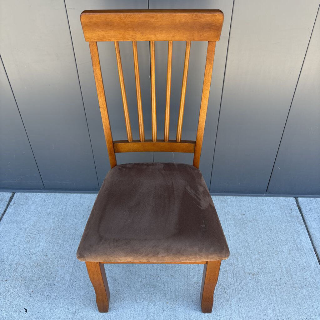 Wood Dining Chairs - Set of 7