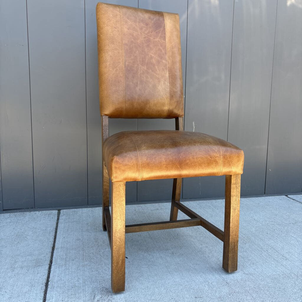 Leather Dining Chairs - Set of 2