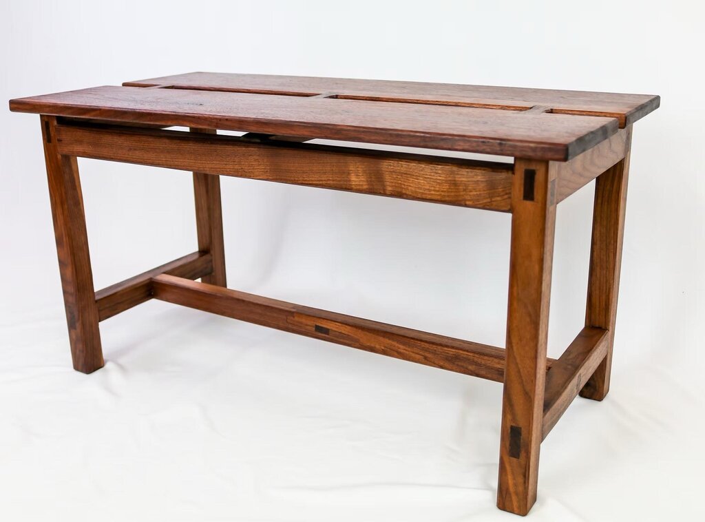 Custom Japanese Joinery Bench By Patchwork Studio