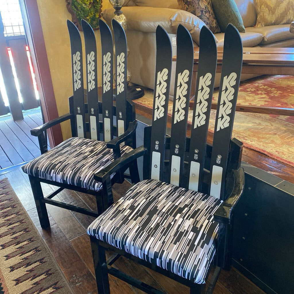 Custom K2 Ski Chairs - Set of 2