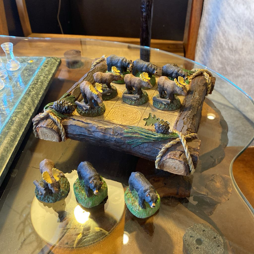 Tic Tac Toe Moose And Bear Game