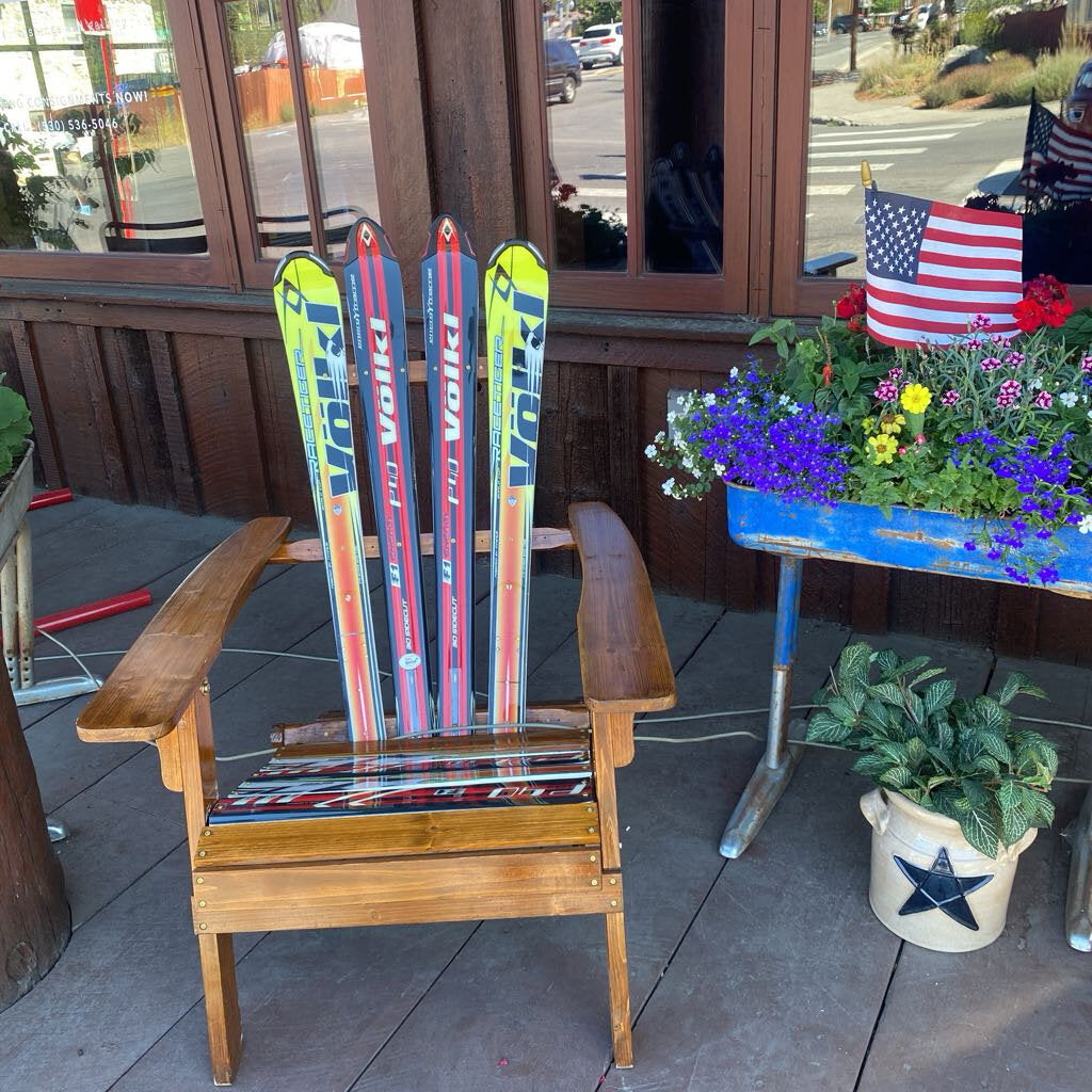 Custom Folding Adirondack Volkl Ski Chair