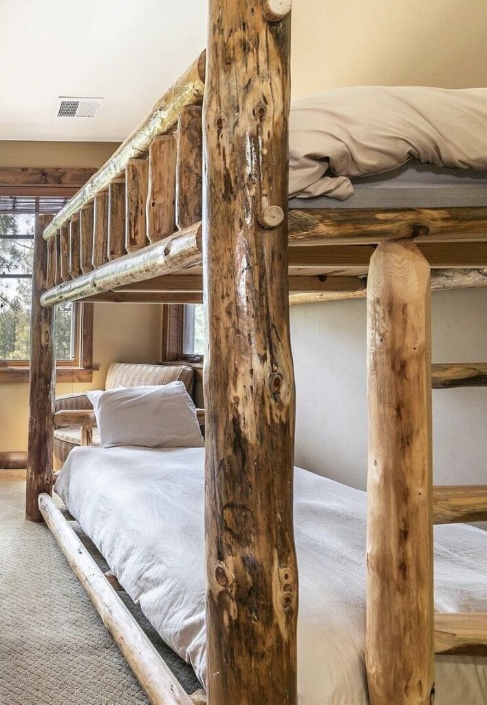 Lodge Pole Pine Twin Over Twin Bunk Bed
