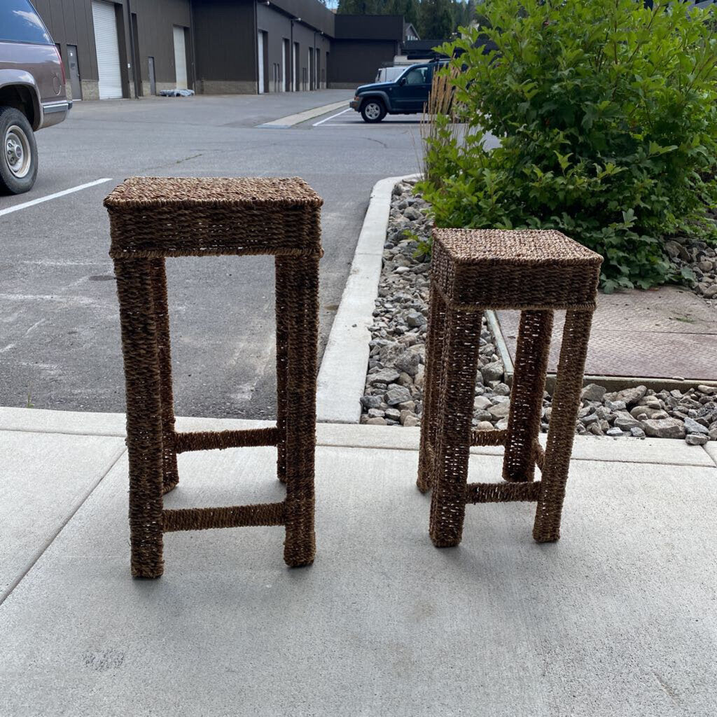 Wicker Nesting Tables