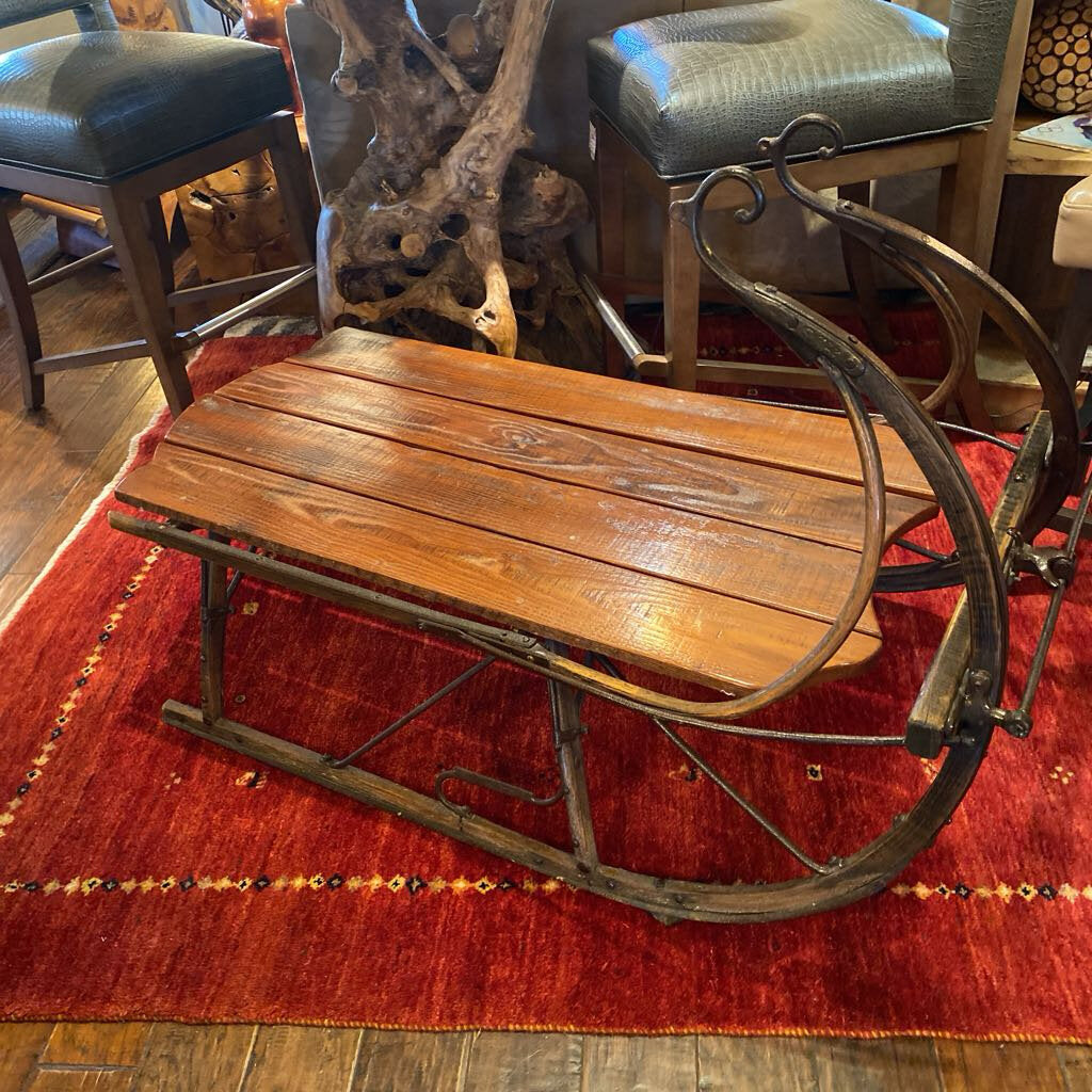 Vintage Sleigh Coffee Table
