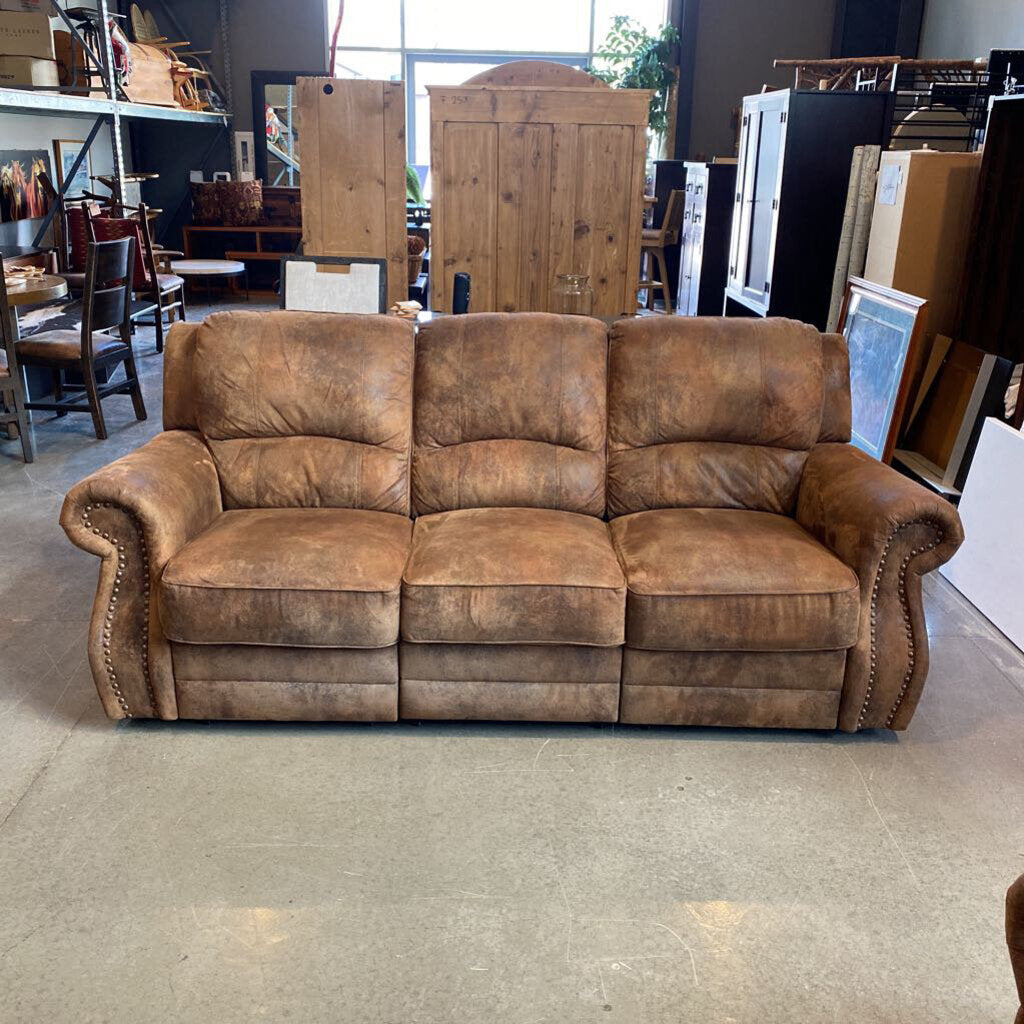 Microfiber Reclining Sofa & Loveseat