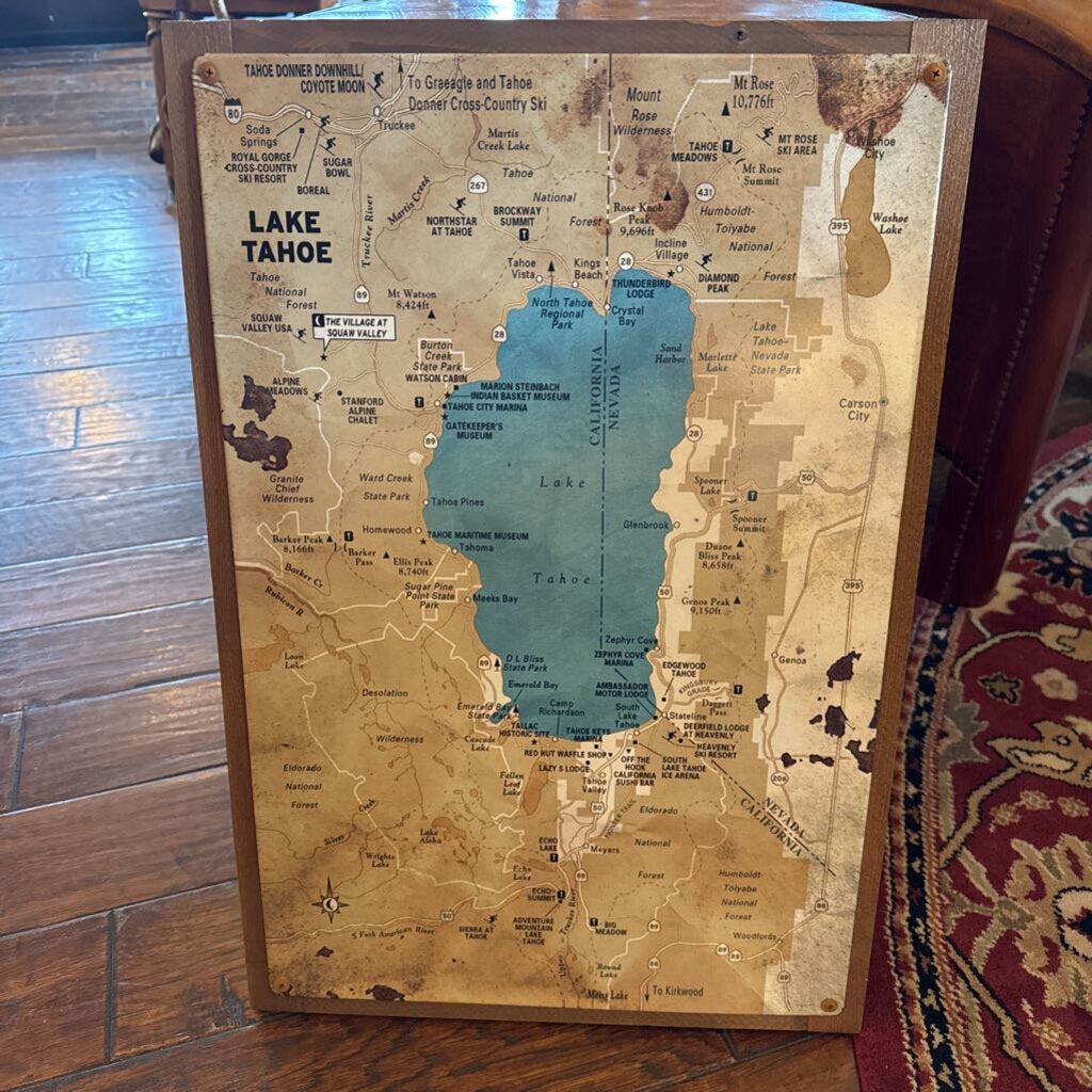 Lake Tahoe Map